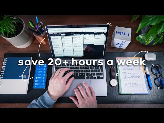 Video Summary: 4 ONE-MINUTE Habits That Save Me 20+ Hours a Week