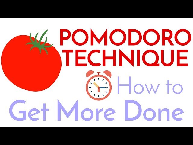 Video Summary: POMODORO TECHNIQUE – My Favorite Tool to Improve Studying and Productivity